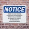 Signmission There Is A $25 Charge For Missed Appointments, 14 in W x Rectangle, Plastic OS-2PACK-NS-P-1014-L-18577 - alternate 6
